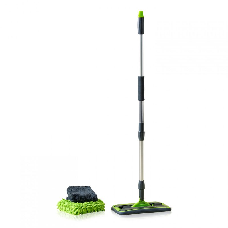 Универсальная швабра Green Fiber MOP с двумя насадками